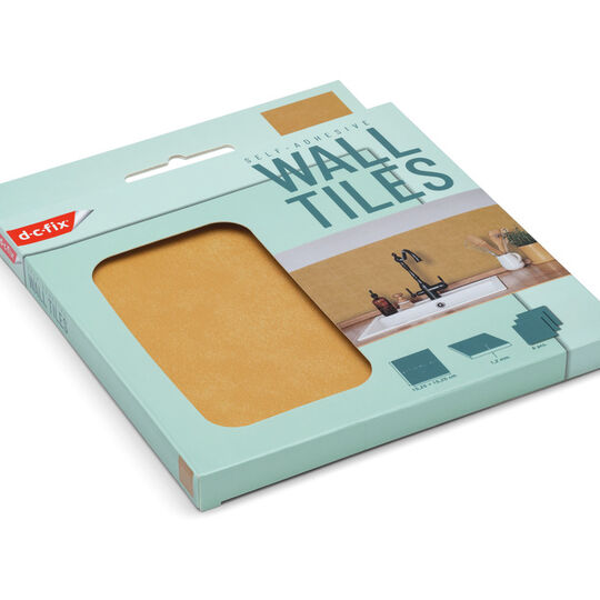 selbstklebende Wandfliesen Wall Tiles Micro Cement Gold (6er Set) image number null